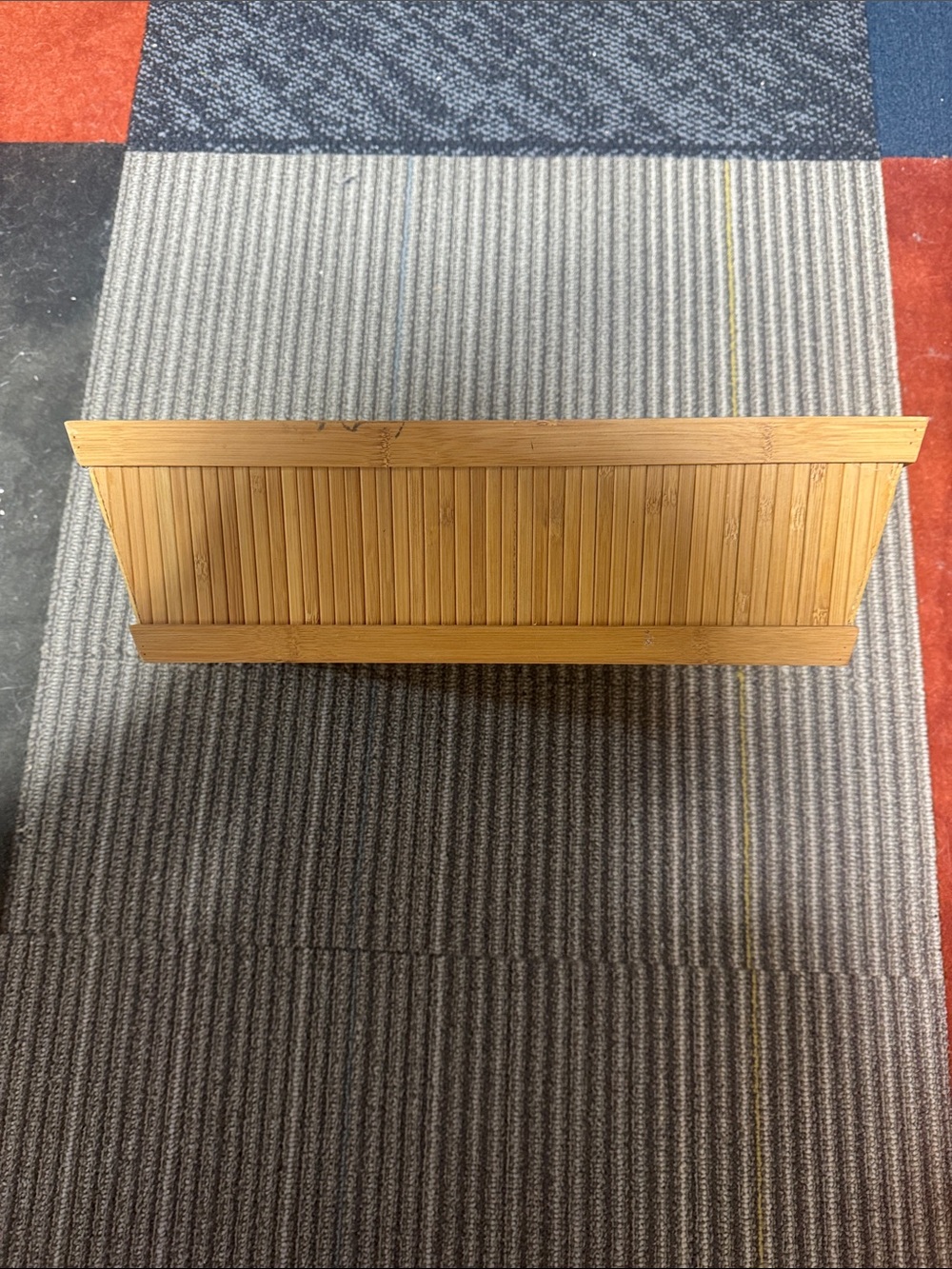 Bamboo Slatted Tray / Small Decorative Panel - Natural Bamboo